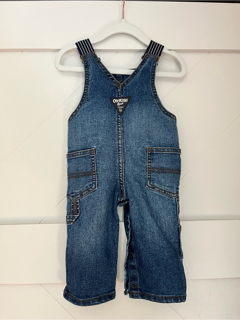 OshKosh B'gosh Denim Overalls - Picture 2 of 5